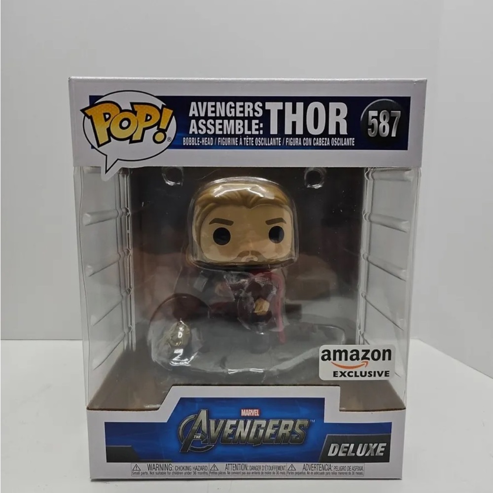 NEW Funko POP! Marvel AVENGERS ASSEMBLE: THOR #587 DELUXE Amazon Exclusive!